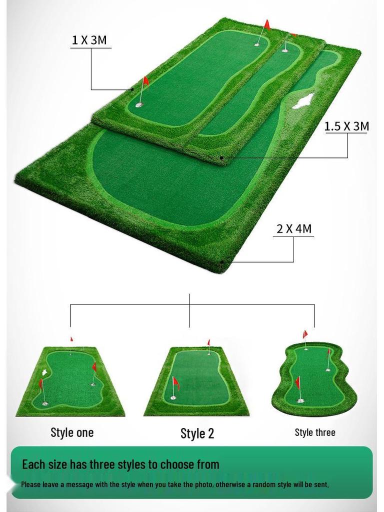 PGM Indoor Golf Putter Trainer with Artificial Green