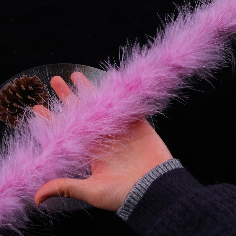 Colorful Turkey Feather Strips: DIY Clothing, Car Mats, Home Decor, Christmas Crafts