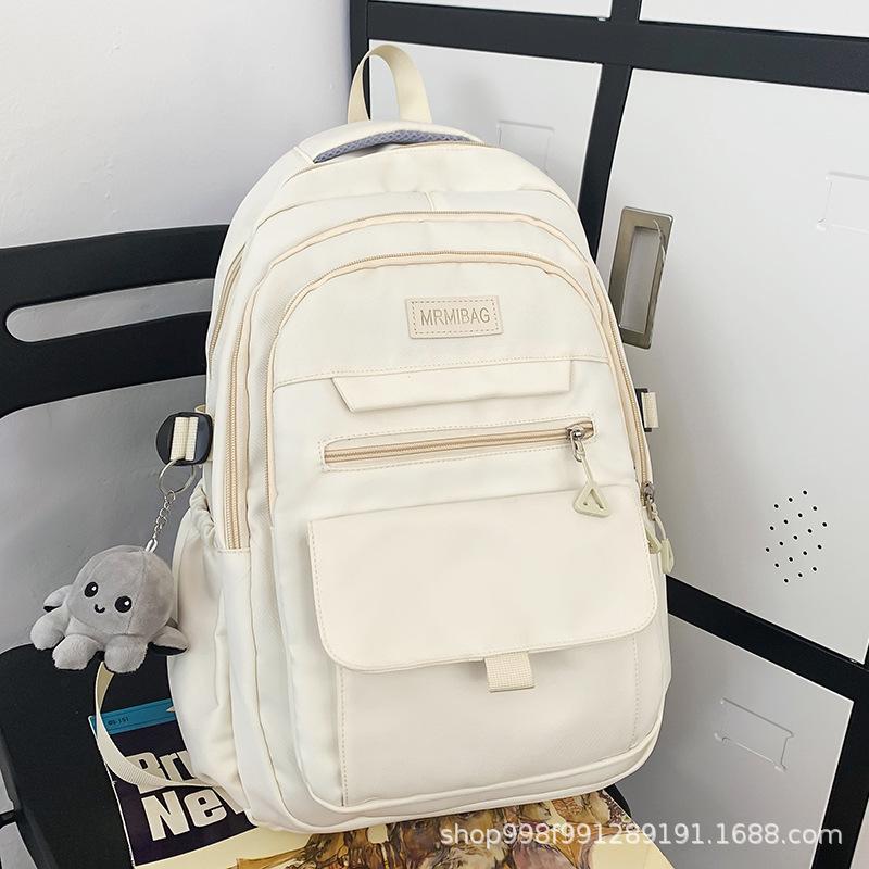 School Bag Men's College Student Backpack Middle School Student Junior High School High Quality Fashion Elementary School Student Backpack