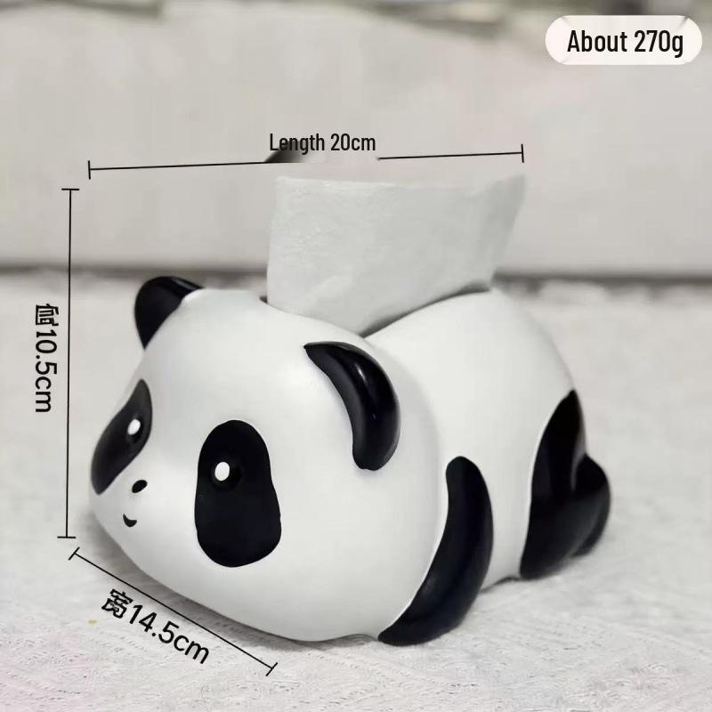 2026 Cute Cartoon Silicone Tissue Box and Ornament for Living Room
