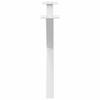 Vidaxl X-Shaped Coffee Table Legs 2 Pcs. White Steel