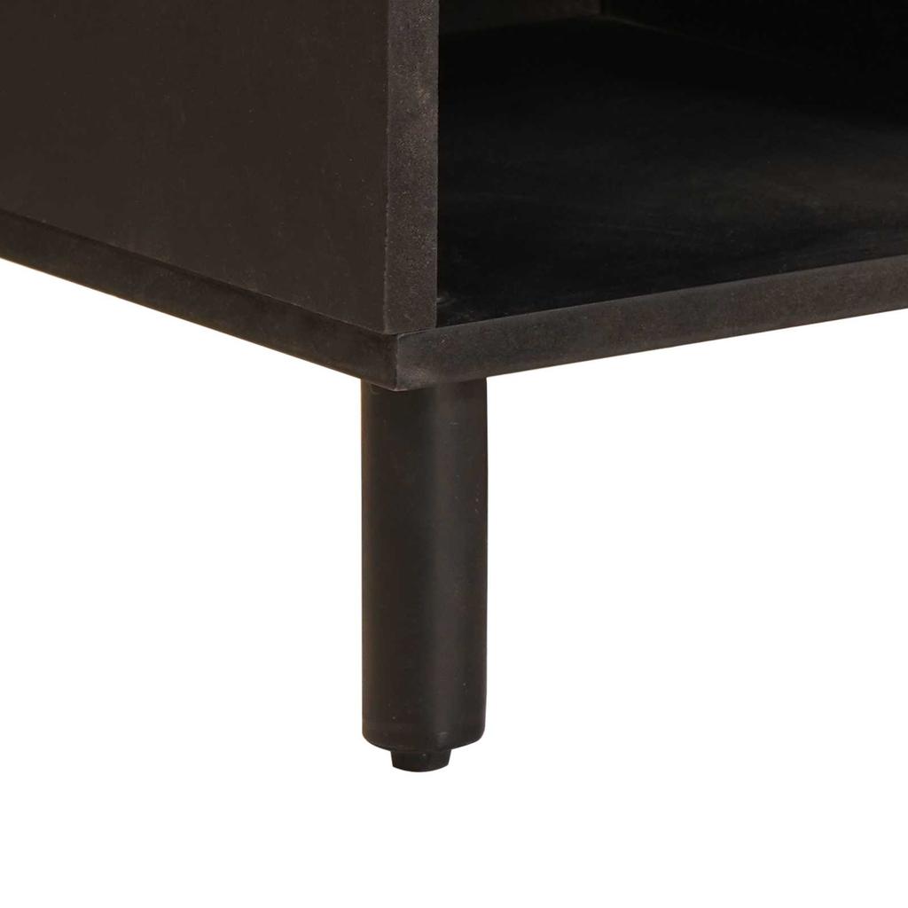 TV Stand with White Washed Surface 100 x 33 x 46 cm