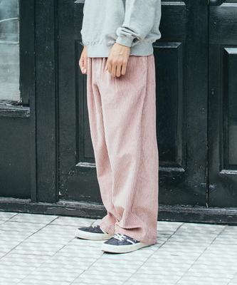 Wide Corduroy Pants (Indie Pink)