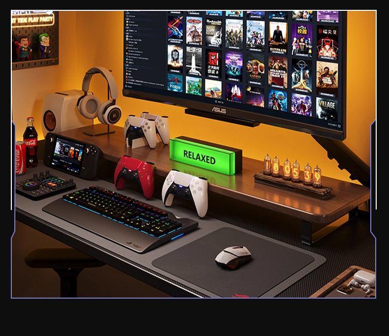 Desktop Monitor Riser and Organizer Stand for Office & Gaming