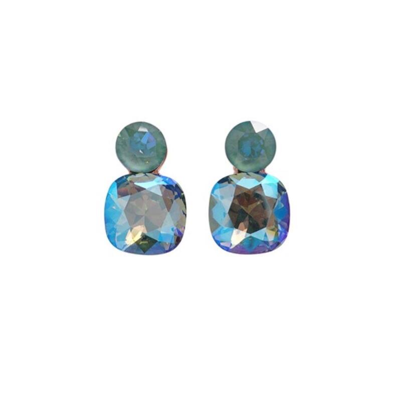 

Zunleo Earrings Crystal Antique Women ONECOLOR