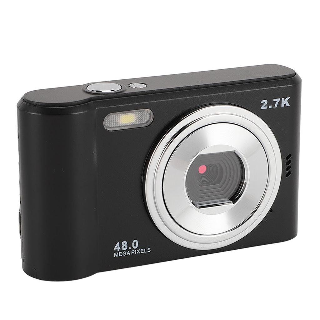 Compact Digital Camera 1080P 2.4 Inch   Display Rechargeable 8X Zoom   48MP   Camera for Recording Photography