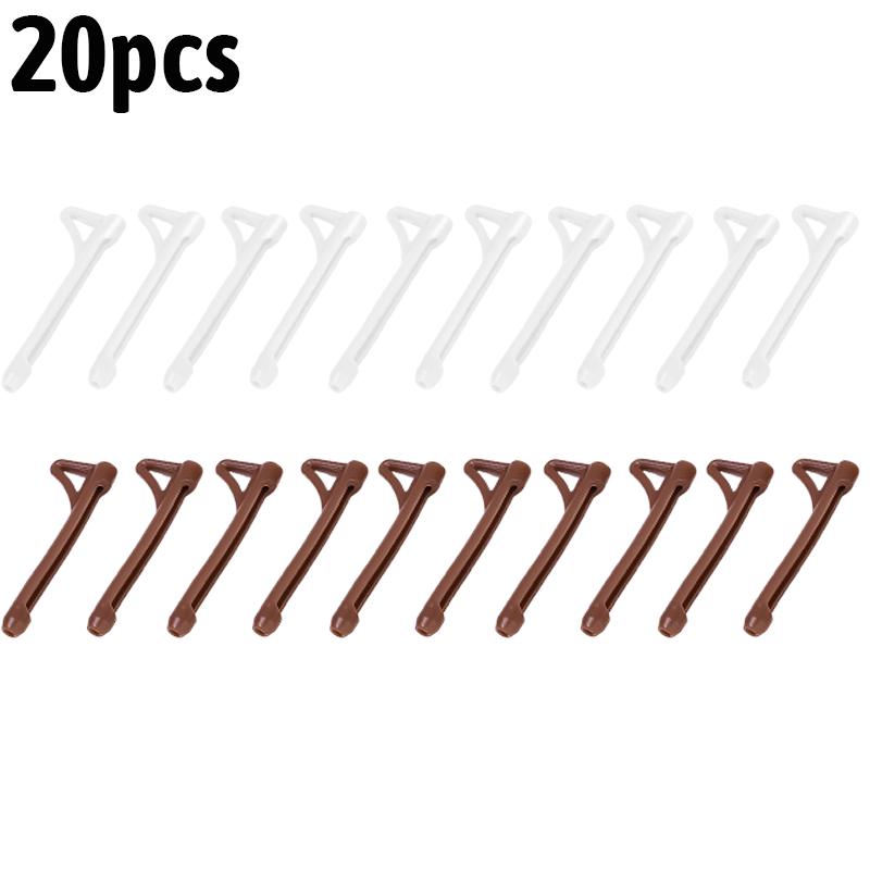 2-20pcs  Anti-slip Silicone Ear Hook Grip Glasses Eyeglasses Leg Stopper Bracket Fastener Accessories Temple Tip Eyewear Holders
