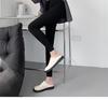 Hohe Taille Schwarze Fleece-gefütterte Koreanische Katzen-Leggings für Damen - Dehnbar, Skinny Fit Bleistifthosen