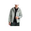 FILA Fleece Waterproof Breathable Hooded Long Sleeve Jacket Men jackets White F11M543702F-LG