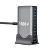 1000W Multi-Port Desktop-Ladegerät mit 8C2A Schnellladung, 200W Gesamtleistung für Laptops, Tablets und mehr - Neues Modell