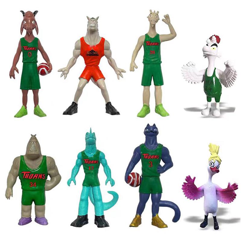 New Movie Figure Basketball Dream Figures Figurine Pvc Collection Statue Room Ornament Model Dolls Kid Toys Gifts GOAT Round Sensory Compression