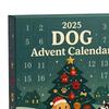 2D Christmas Tree Dog Decorations Husky Christmas Ornament 24 Days Dog Advent Calendar with Breed Ornaments Christmas for Dog