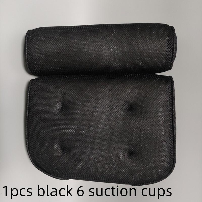 Mesh SPA Bathtub Pillow 3D Mesh Tub Pillow with Anti Slip Suction Cups Bathtub Headrest Ergonomic Pillow