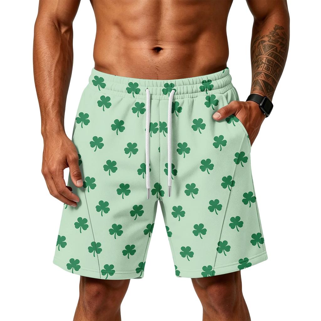 Men's Loose Fit Air Layer Athletic Shorts with Pockets Drawstring Waistband Comfortable Gym Training Beach Casual Shorts