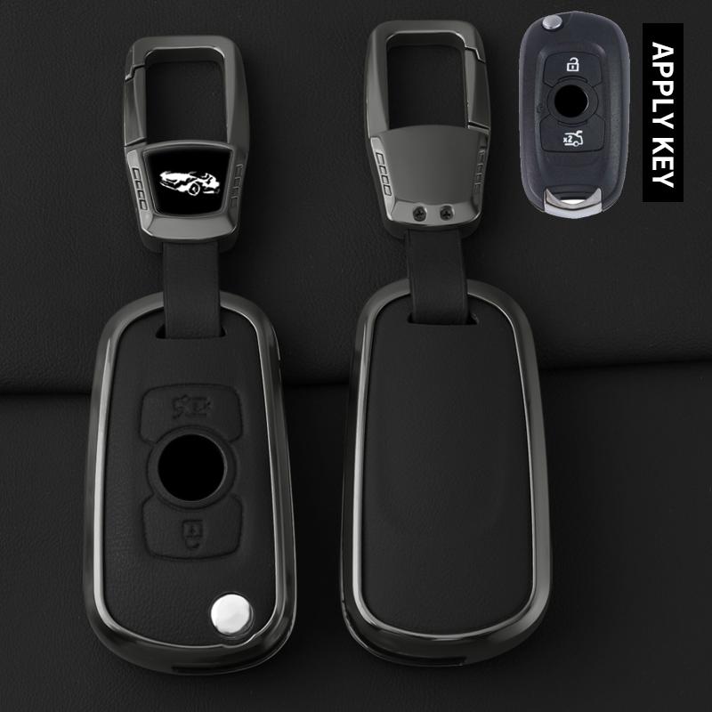 

Interior Mouldings Car Metal Key Case Cover For Opel Vauxhall Astra K Corsa E For Buick Verano ENCORE GX GL6 Protector Shell Key