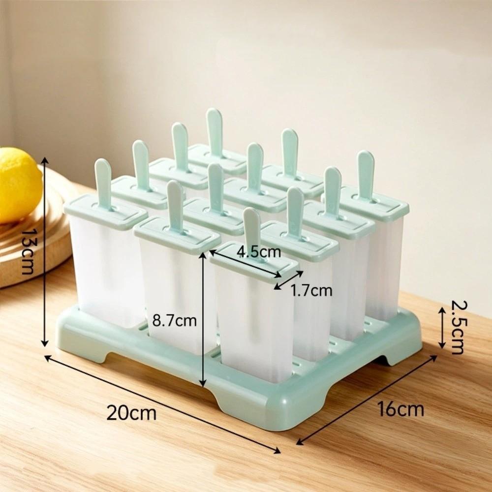Reusable Ice Cream Popsicle Mold DIY Popsicle Mold Cube Tray New Homemade Ice Box  Kitchen Use