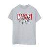 Marvel Womens/Ladies Comics Hero Group Cotton Boyfriend T-Shirt