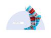 Festive Cotton Terry Cloth Mid-Calf Socks for Men & Women - Trendy Cartoon Designs