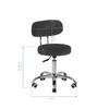 Cosmetic Stool for Pedicure A-007 Black