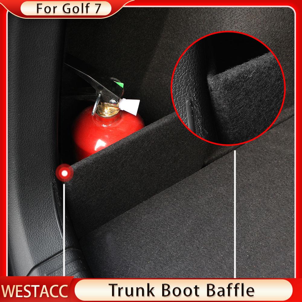Car Trunk Boot Baffle For Volkswagen VW Golf 7.5 MK7.5 2017 - Trunk PartitionTail Box Storage Baffle