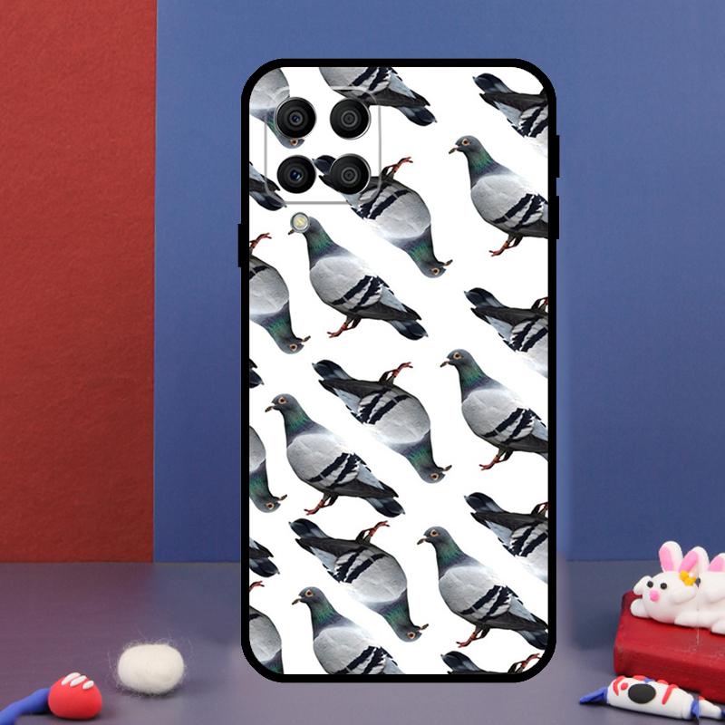 Pigeons Collage For Samsung Galaxy M15 M55 M33 M13 M23 M53 M31 M51 M14 M34 M54 M20 M30s M52 M32 Phone Case