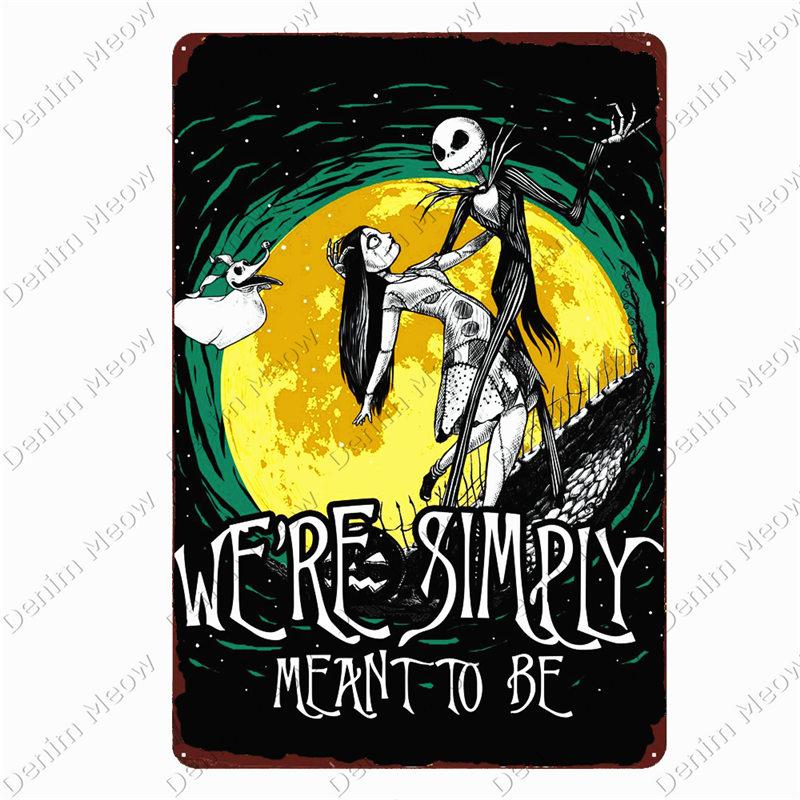 Halloween Party Poster, Happy Halloween Vintage Metal Signs, Bar, Pub, Cafe, Home Decor, Tin Painting, Tin Plate, N369