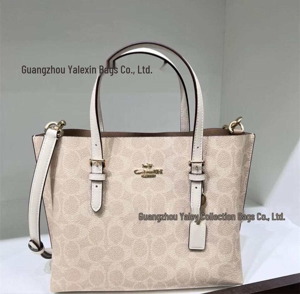 Koujia Mollie25 Chambray Tote: Versatile, Spacious Shoulder & Crossbody Handbag