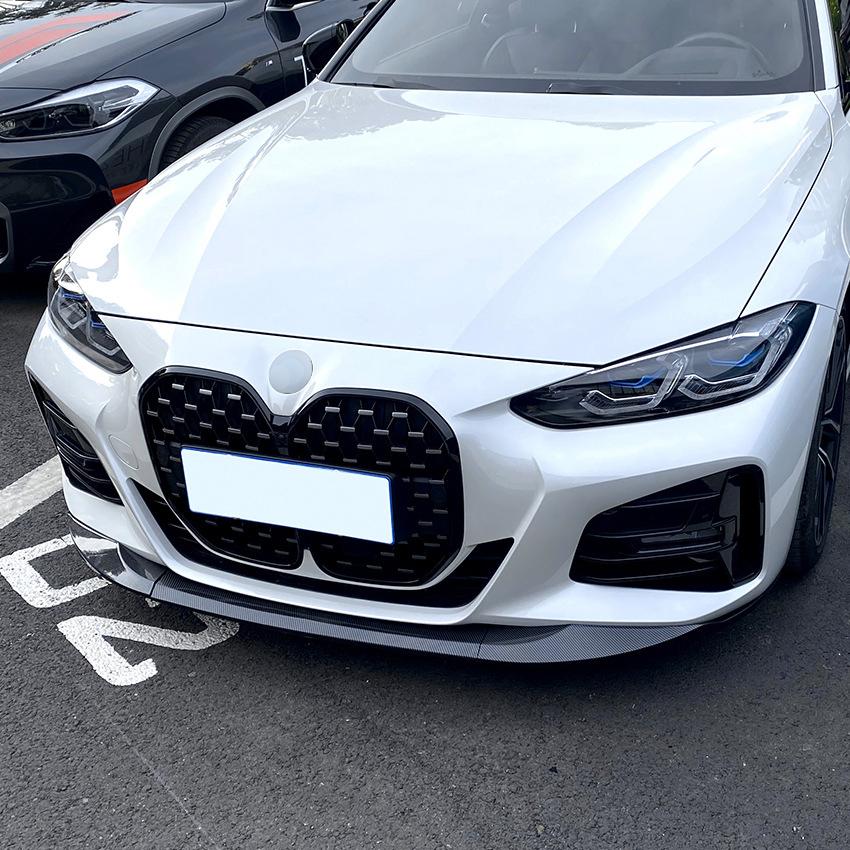 Front Bumper Lip Spoiler Splitter For BMW 4 Series 425i 430i G22 G23 G26 2020+ Diffuser Body kits Car Styling