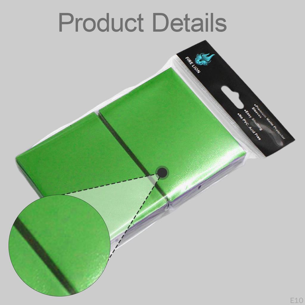 100 Pack Card Sleeves, Frosted, Versatile Gifts, High Performance, Lightweight, for Collector