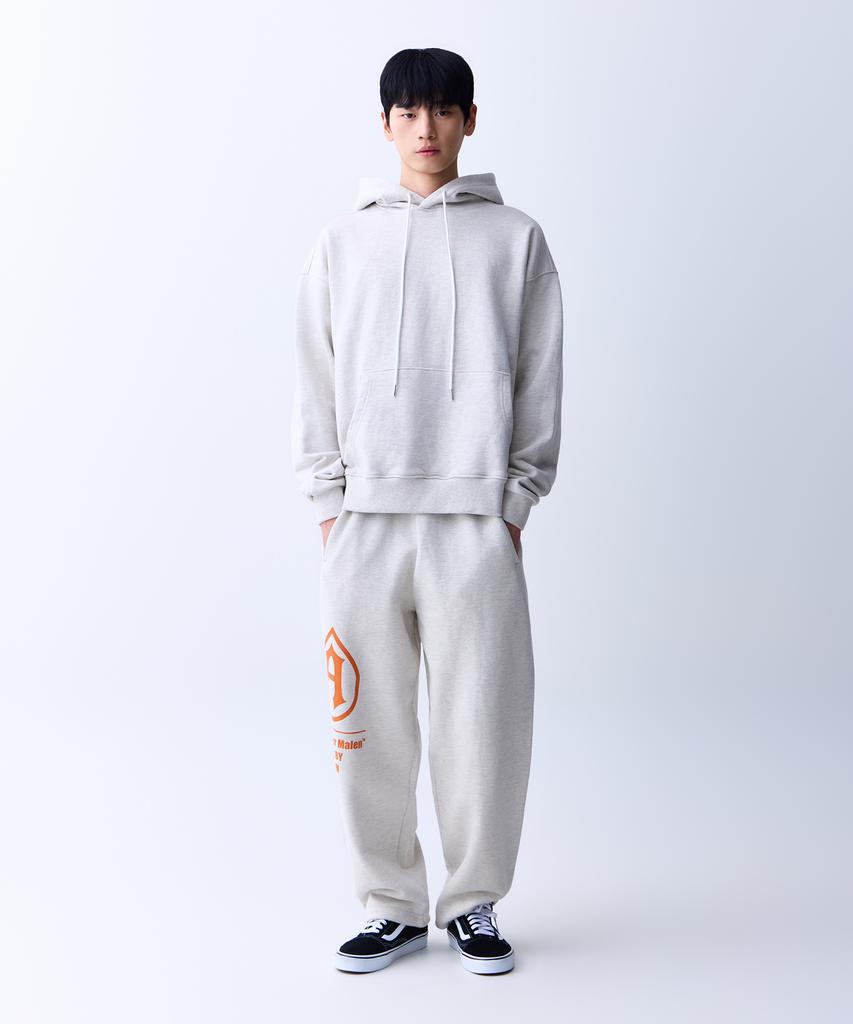 ADERNM Logo Sweatband Pants White Melange