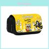 Cuphead Pencil Case Large Capacity Double Zipper Organizer For Students And Office Use