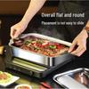 Stainless Steel Grilled Fish Plate with Lid