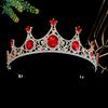 Korean Style Bridal Crown Crystal Diamond Wedding Tiara  Birthday Tiara  Hair Accessories  Children's Crown Performance Head