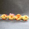 Keychain Yellow Chick Backpack Decor Pp Cotton Stuffed Doll Gift Kids For