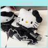 Schwarzes Herzkleid Hello Kitty Weiches Plüschtier Schönes Rucksack-Ornament