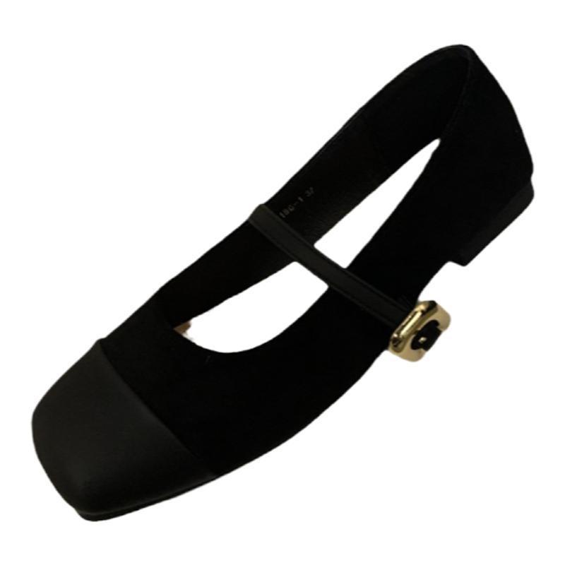 Design Sense Niche Retro Mary Jane Shoes Spring and Summer New Shallow Single Shoes