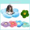Cute Flower Cushion Home Decor Plush Toy With Colorful 6 Petal Cartoon Design