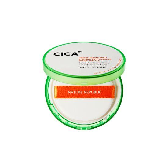Nature Republic Green Derma Mild Cica Big Sun Cushion SPF50+ PA++++