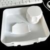 Washing Machine Drain Filter Tray Water Collection Funnel with Brush Replacement Accessory for Washer Home Rental Apartments