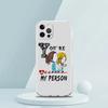Greys Anatomy You Are My Person Luxury Phone Case For iPhone 16 15 14 13 12 11 Pro Max XS X XR SE 7 8 Plus soft Clear Cover