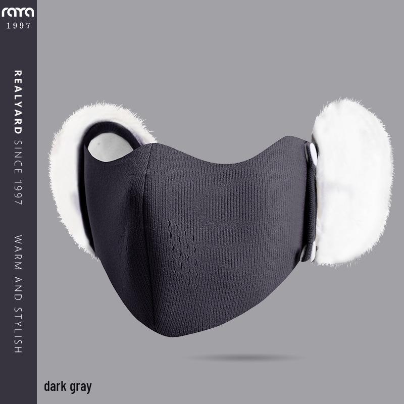 Thickened Warm Fleece Full Face Mask: Cold-Resistant, Anti-Fog, Windproof for Outdoor Cycling