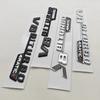 2pcs 3D ABS Vent Fender Trim Emblem Blade V8 BITURBO 4MATIC Logo Car Sticker Fender Badge For Mercedes Benz E300 E400 E53S E63S
