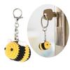 Cotton Cute Keychain 3D Crochet Handmade Animal Keyring Handbag Bag Purse