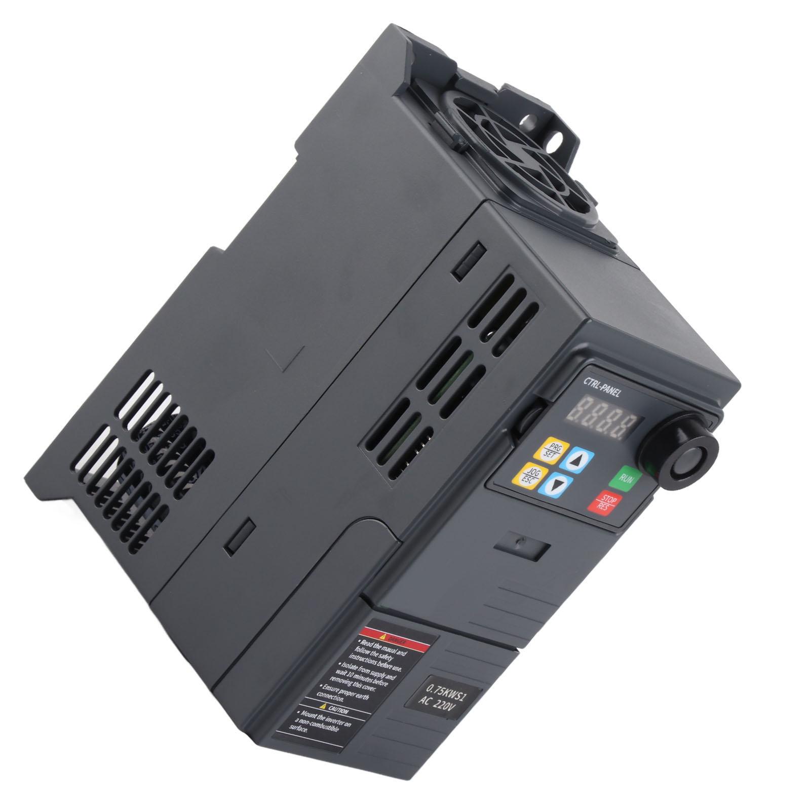 

Перетворювач частоти 1-фазний на 3-фазний векторний інвертор 220-240В вхід 0-240В вихід 0.75кВт 4А