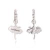 UNI.J [Cotidiano]Dots Signature Flower Silver Earring Ie407