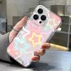 Modern Colorful Stars Pattern Case For iPhone 17 Pro Max Coque iPhone 16 15 14 13 Pro Max 11 Clear TPU Silicone Soft Cover