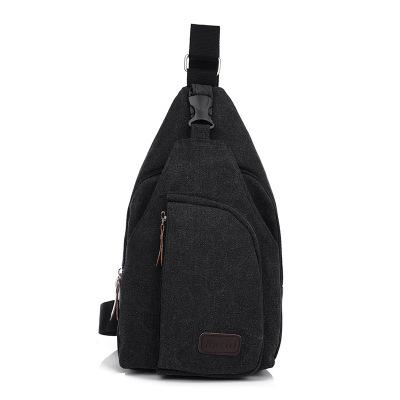 Men'S Breast Bag Sports And Leisure Canvas Messenger Bag Korean Version, Shoulder Bag Men'S, Backpack, Men'S Bag