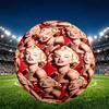 Marilyn Monroe Print Size 5 Soccer Ball, PU Wear Resistant Football for Match Training and Daily Practice, Birthday Gift for Soccer Fans