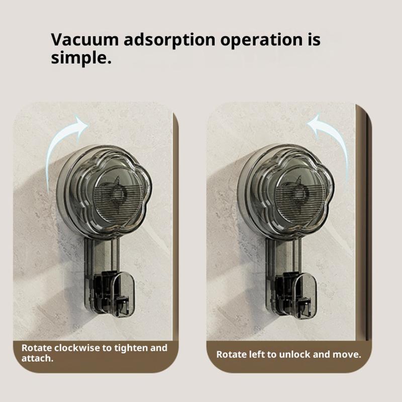 Mode Blume Form Starker Saugknopf Haken Vakuum Wiederverwendbare Duschhaken Schwerlast Kleiderhaken Spurloser Kleiderhaken