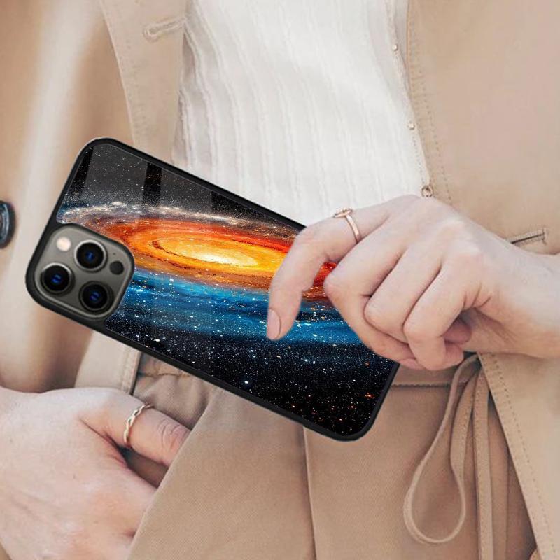 

Магнитный чехол для телефона Космический Млечный Путь Для APPLE iPhone 17 Air 16 14 13 12 Pro Max 15 Plus Беспроводная зарядка MagSafe Чехол iPhone 14